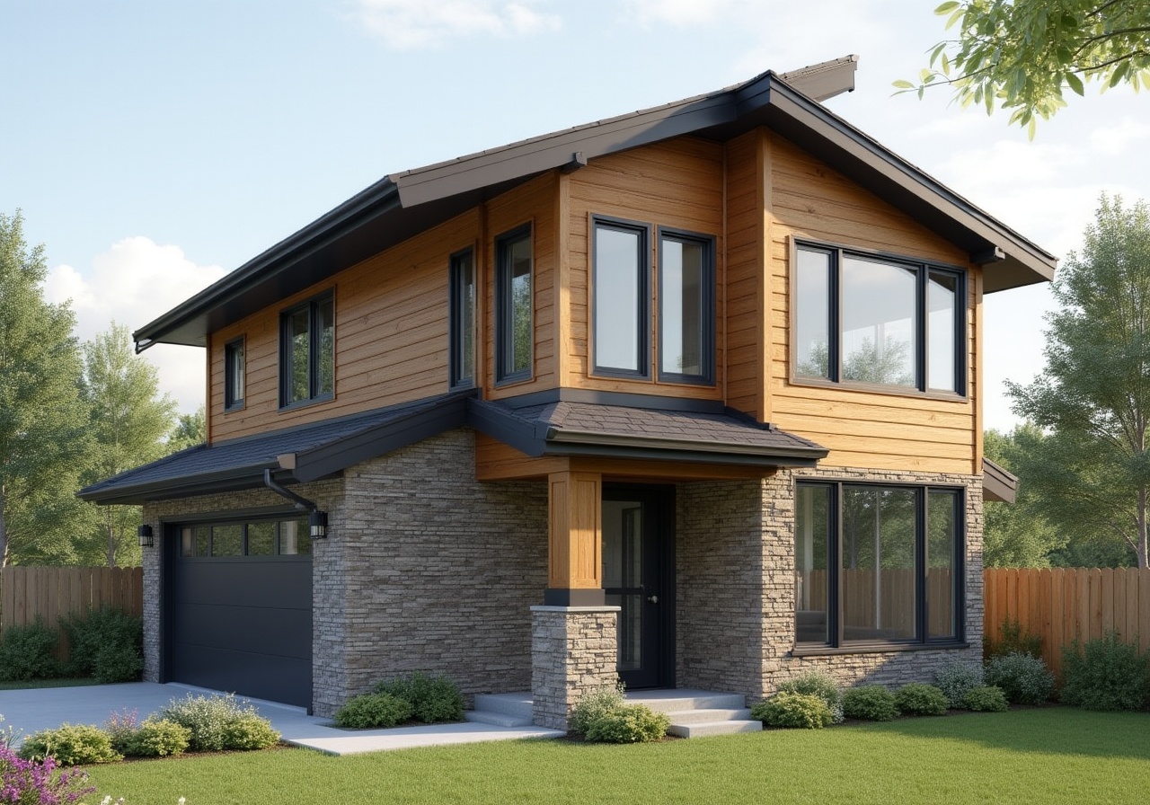 Отделка фасада частного дома: современные материалы